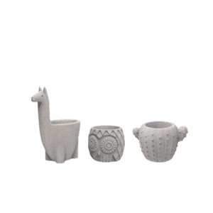 Kit Moldes Llama + Búho + Cactus