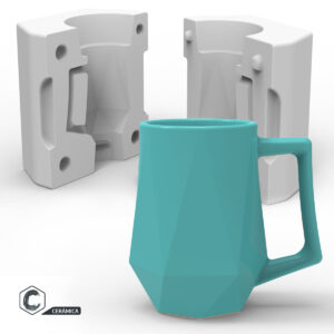 Molde de Yeso T-001 Taza Milluy