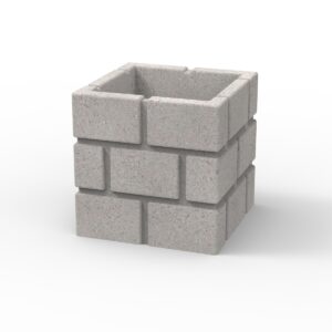 Molde Cubo Ladrillos Retro