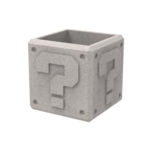 Molde Cubo Incógnita Retro