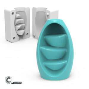 Molde de Yeso D-005 Cascada de Humo