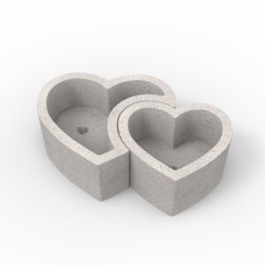 Kit Moldes Doble Corazón + Corazón