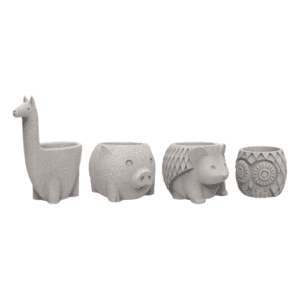 Kit Moldes Llama + Erizo + Chancho + Búho