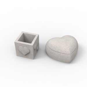 Kit Moldes Cubo San Valentín + Joyero Corazón
