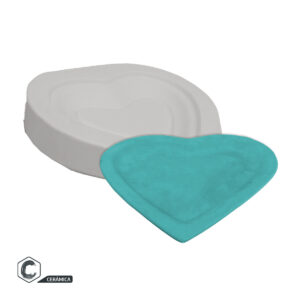 Molde de Yeso P-006 Plato Corazón