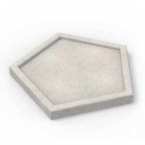 Molde Plato Pentagonal