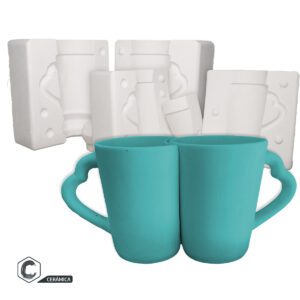 Molde de Yeso T-015 Taza Tú y Yo