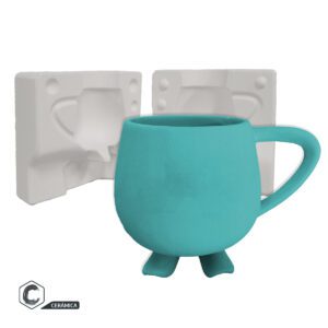 Molde de Yeso T-024 Taza Patitas