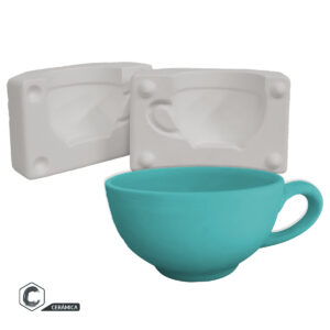 Molde de Yeso T-029 Taza Sola Té Para 1