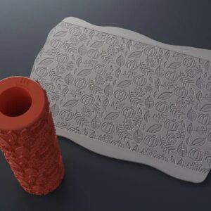 Rodillo Textura Para Cerámica Otoño N01