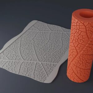 Rodillo Textura Para Cerámica Otoño N02