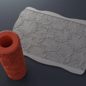 Rodillo Textura Para Cerámica Otoño N04