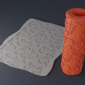 Rodillo Textura Para Cerámica Otoño N05