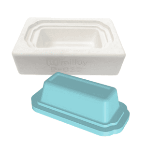 Molde de Yeso P-037 Budinera Lisa Mini