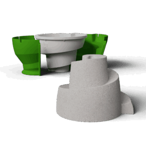 Molde Cascada De Humo ESPIRAL