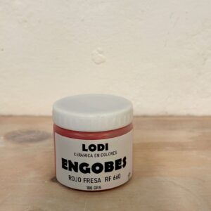 Engobe Listo LODI Rojo Fresa 100gr