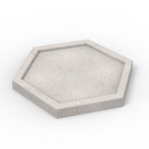 Molde Plato Hexagonal